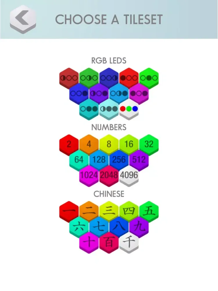 2048 Hex Match Numbers Puzzle iPad  스크린샷