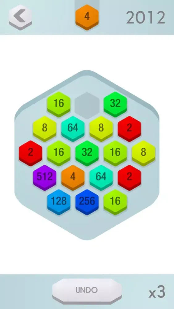 2048 Hex Match Numbers Puzzle 스크린샷