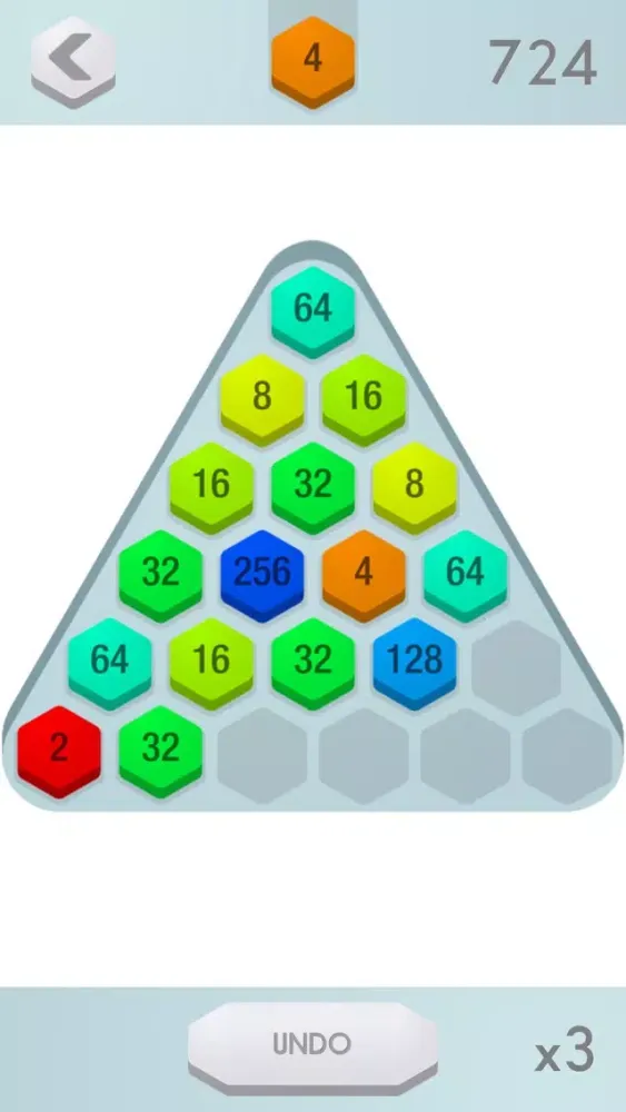 2048 Hex Match Numbers Puzzle 스크린샷