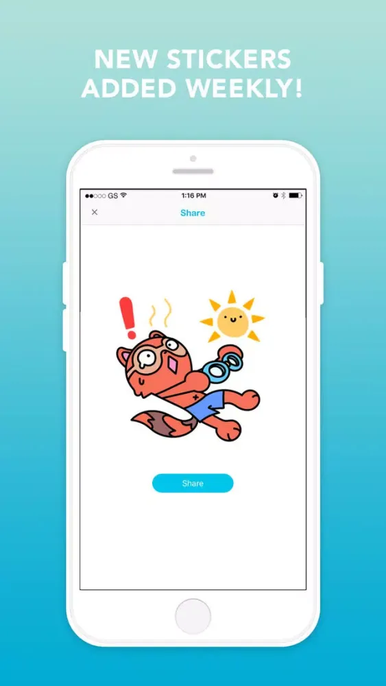 ภาพหน้าจอของ Aquamoji: Swim Emojis+Stickers