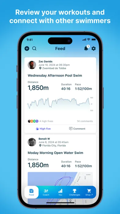 Swim.com: Swim Tracker Ekran Görüntüleri