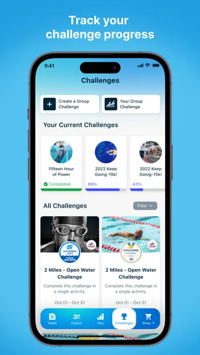 Swim.com: Swim Tracker Ekran Görüntüleri