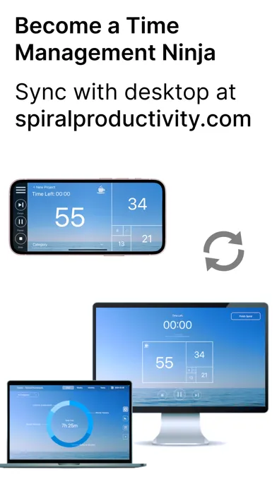 Ảnh chụp màn hình của Spiral - Stop Procrastination