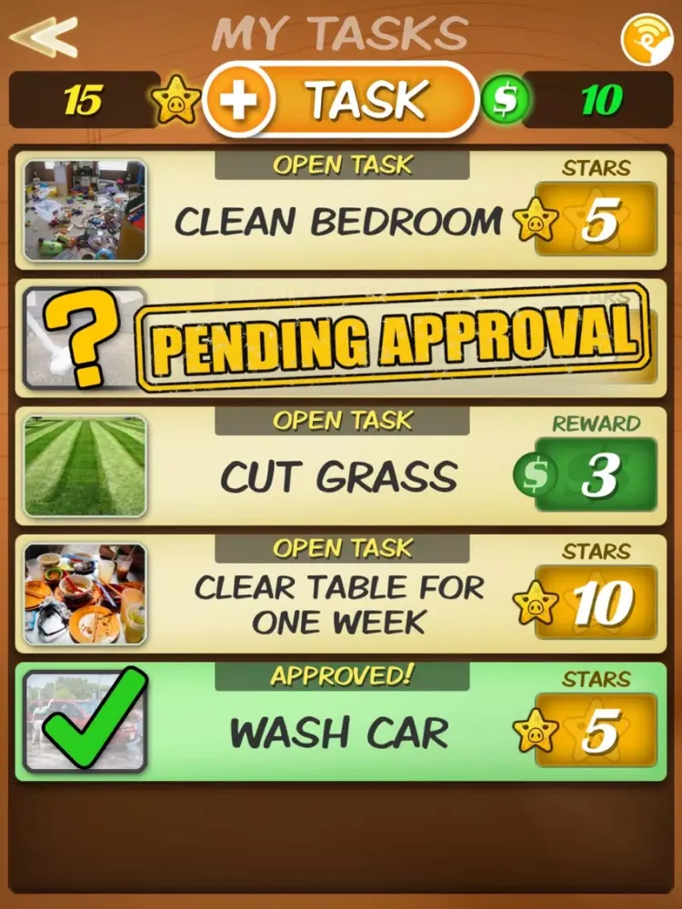 ภาพหน้าจอของ Wiggy Toy App iPad 
