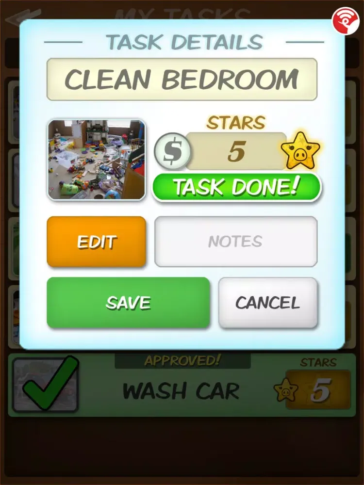 ภาพหน้าจอของ Wiggy Toy App iPad 