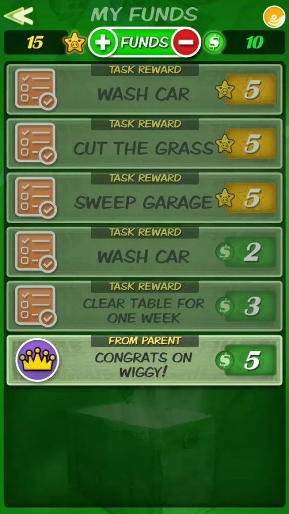 ภาพหน้าจอของ Wiggy Toy App