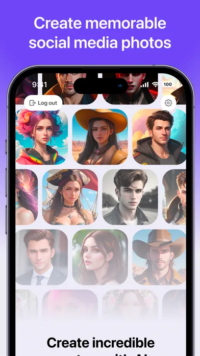 Zrzuty ekranu Sona - AI Portrait Generator