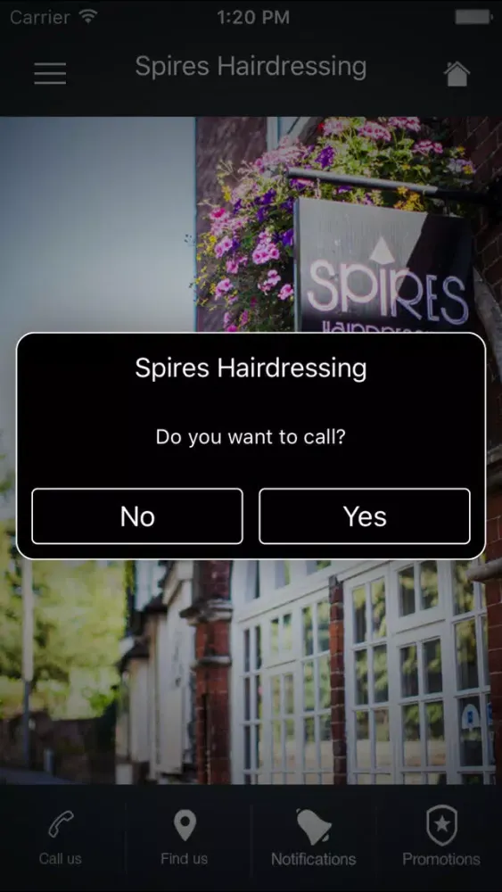 ภาพหน้าจอของ Spires Hairdressing