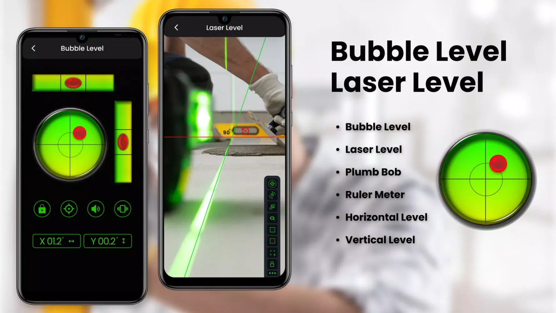 Bubble Level - Laser Level Screenshots