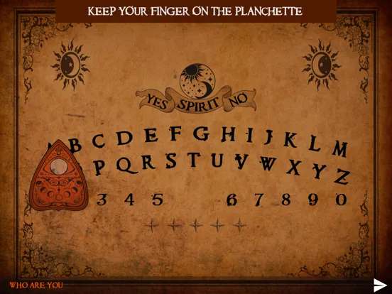 Spirit Board - Do You Dare? iPad  Screenshots