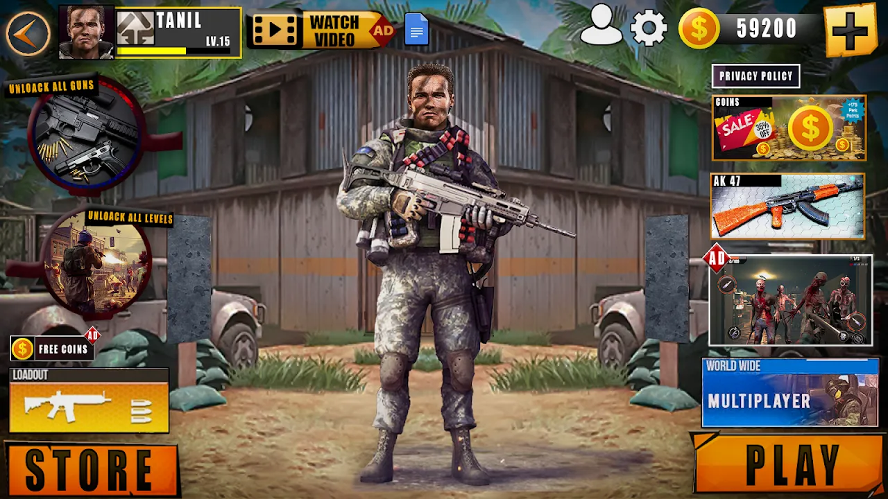 Real Commando FPS Sniper Shooting 2021應用截圖
