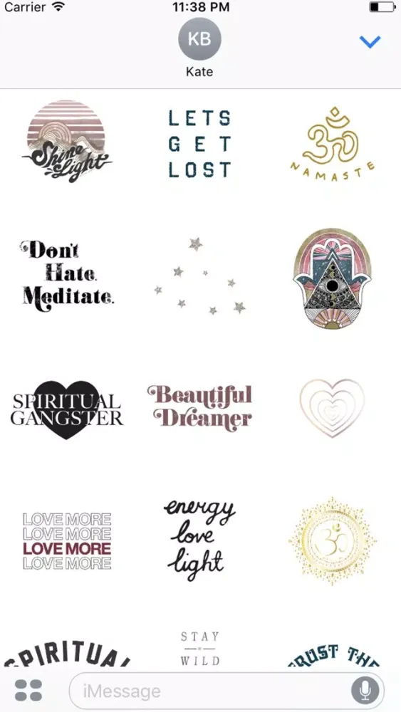 Spiritual Gangster Stickers سکرین شاٹس