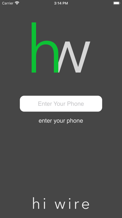 Capturas de tela do Hi Wire App