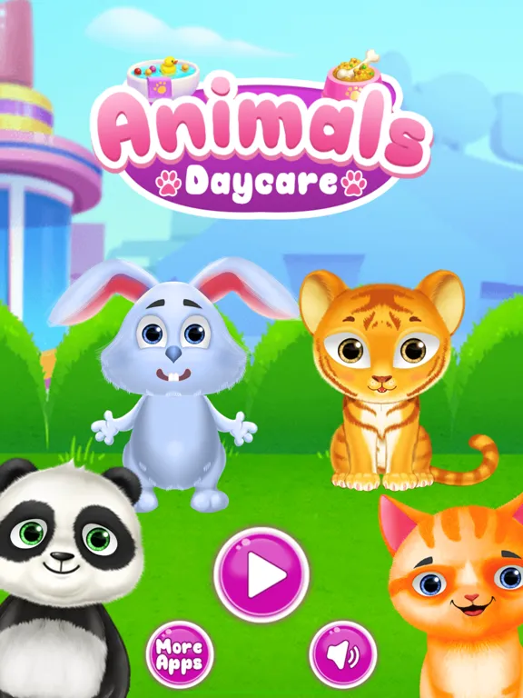 Tangkapan skrin Animals Daycare iPad 