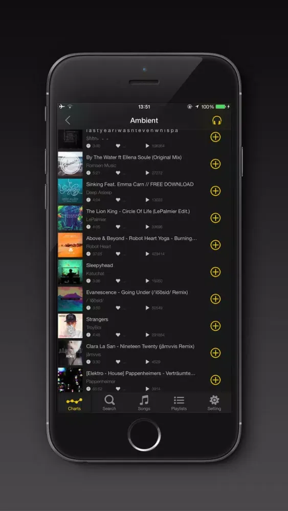 Tangkapan skrin Free Mp3 Stream Manager & Music Player
