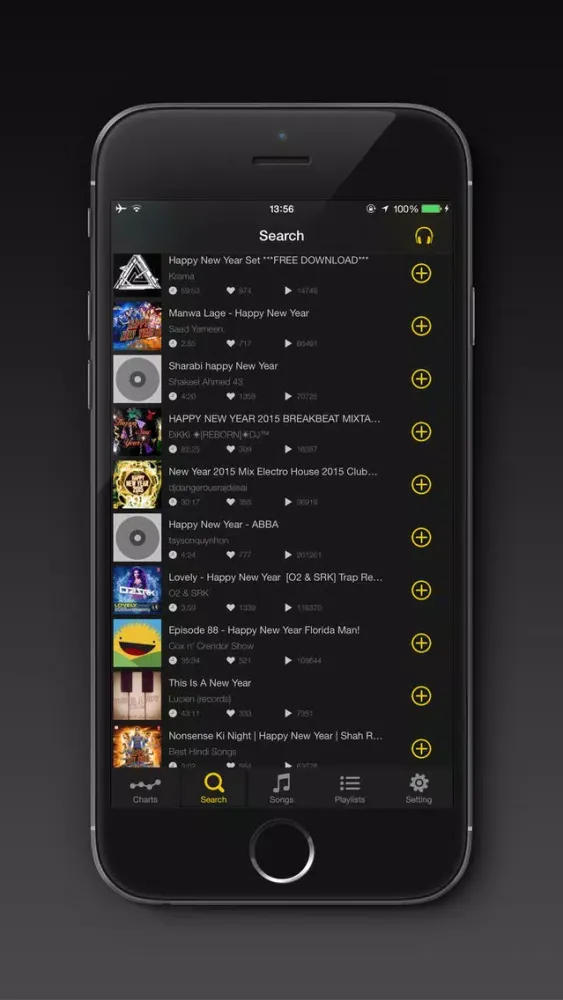 Tangkapan skrin Free Mp3 Stream Manager & Music Player