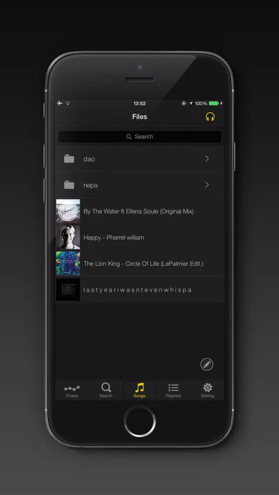 Tangkapan skrin Free Mp3 Stream Manager & Music Player