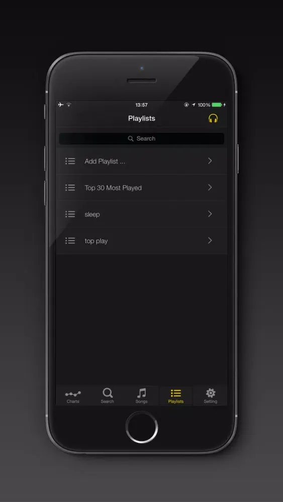 Tangkapan skrin Free Mp3 Stream Manager & Music Player