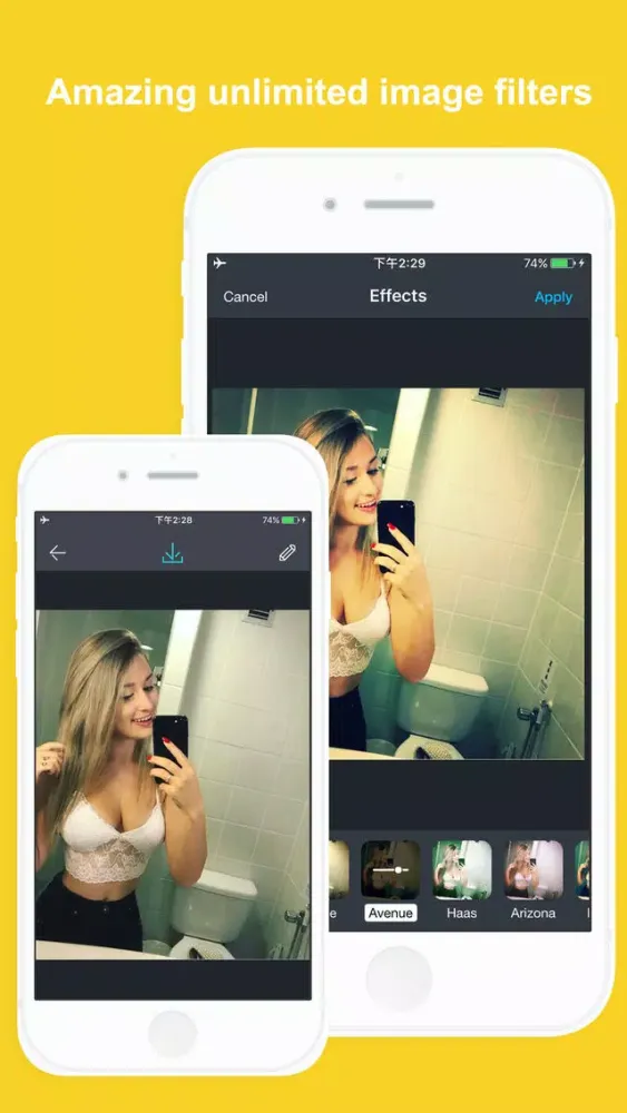 Capturas de tela do Saved Photo Editor & Video Trimming