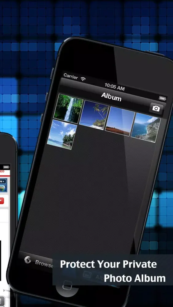 Screenshot di Powerful Private Browser & Photo Pro - Private Web Browser & Private Photo Vault & Ultimate Photo Manager & Full Screen Browsing