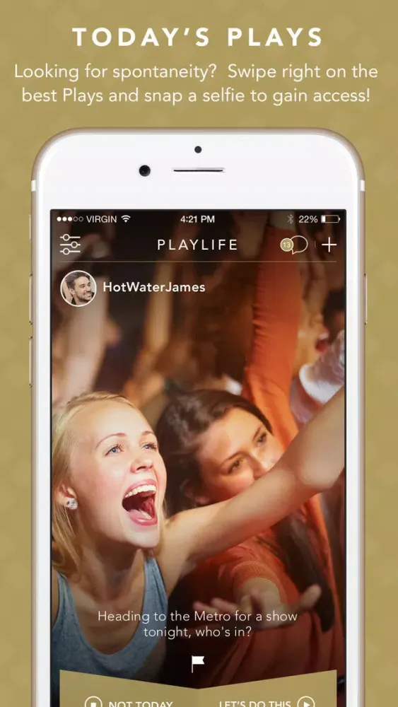 PlayLife - Spontaneous Events with People in Your Area سکرین شاٹس