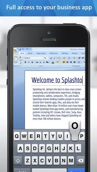 Splashtop for TOKAICOM Ekran Görüntüleri
