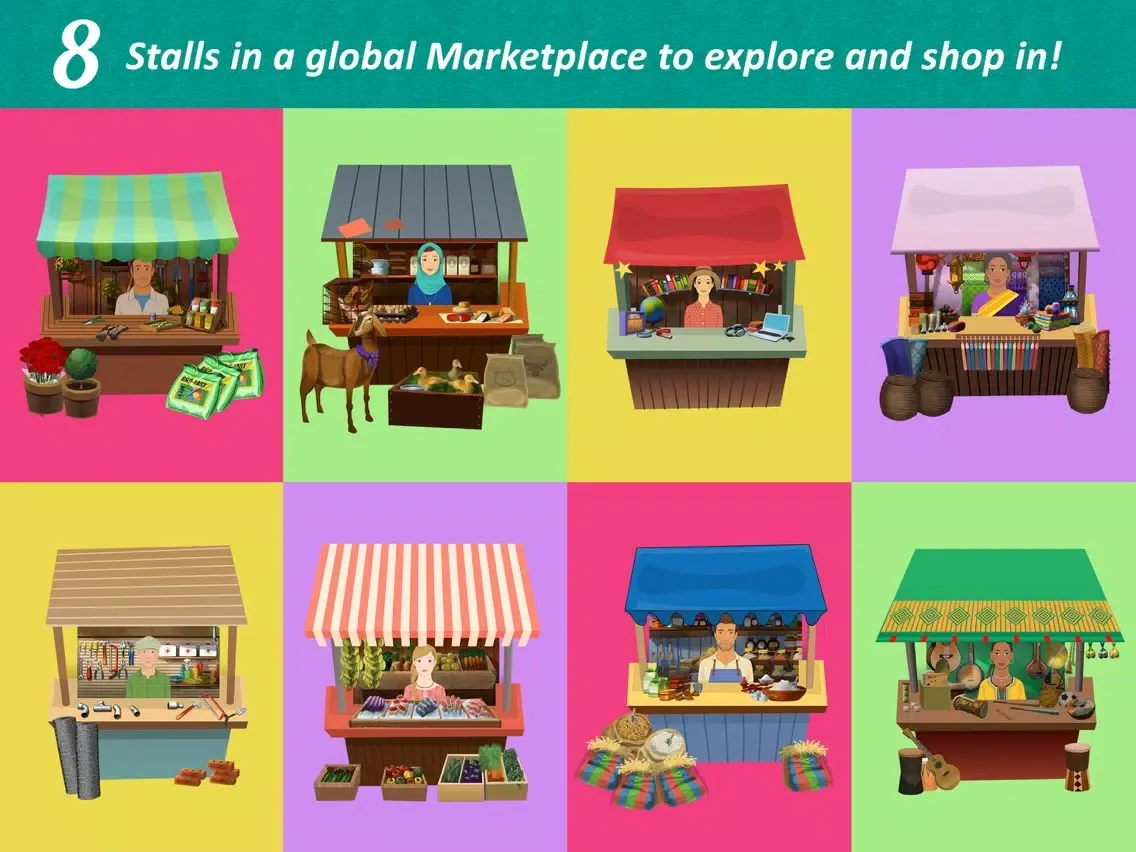 تصاویر Heart Street Market iPad 