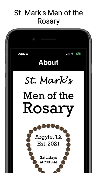 Tangkapan skrin St. Mark's Men of the Rosary