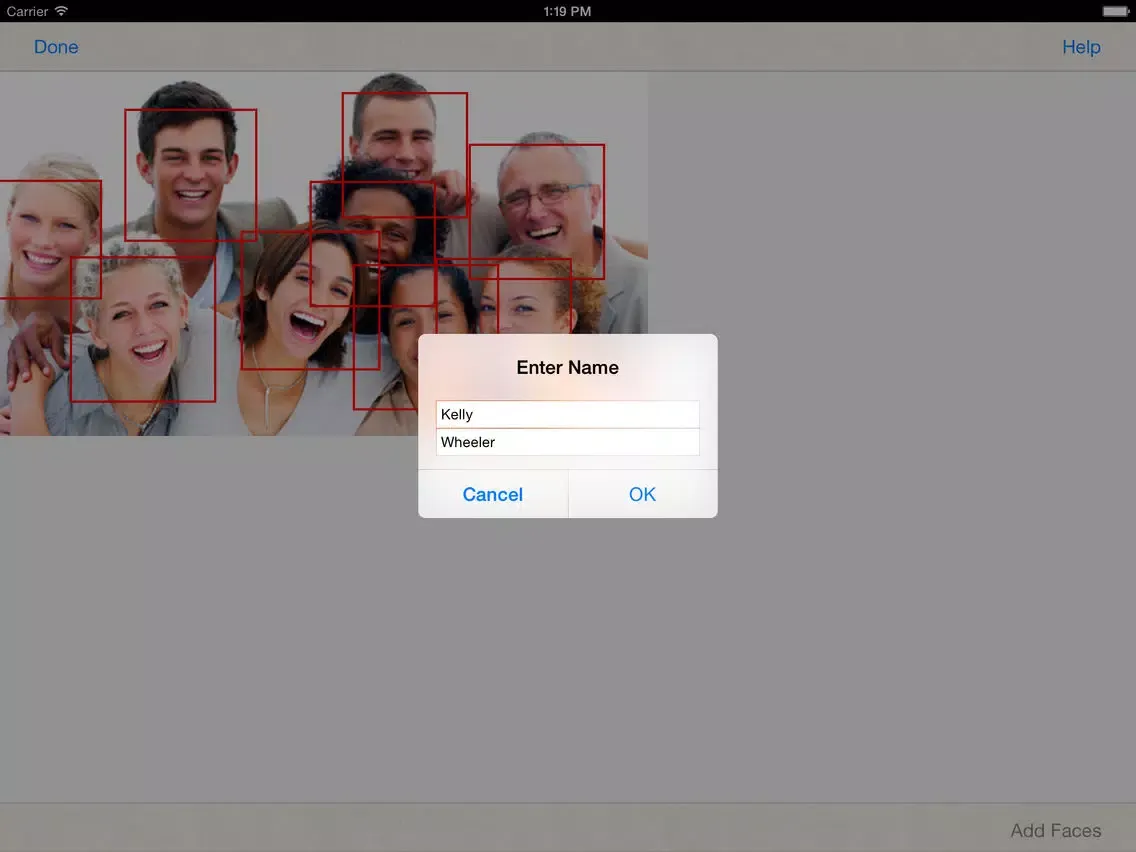 Ảnh chụp màn hình của GroupMaker iPad 