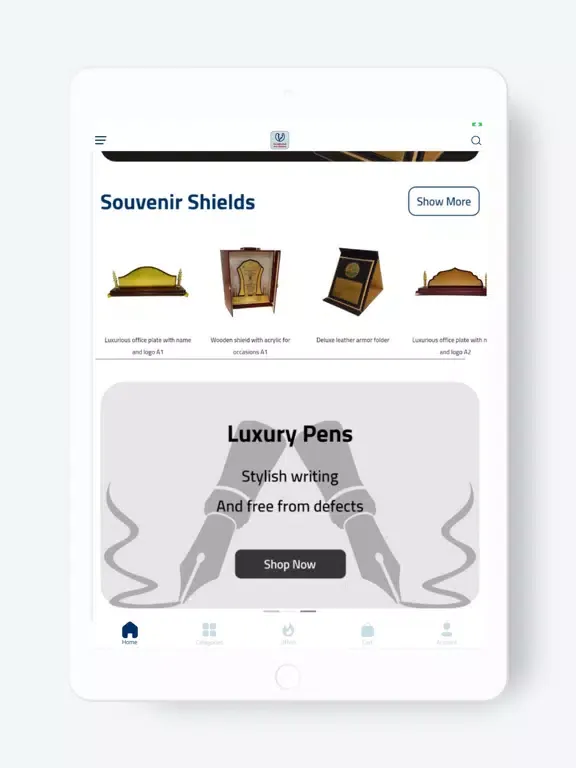 Tangkapan skrin افاق مبتكرة iPad 