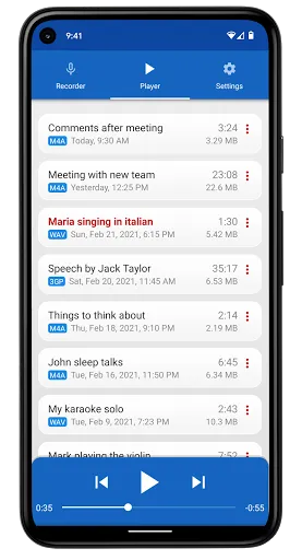 Voice Recorder स्क्रीनशॉट