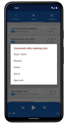 Voice Recorder स्क्रीनशॉट