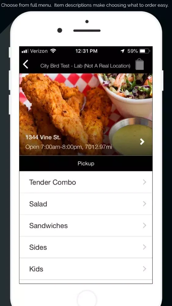 CityBird Tenders स्क्रीनशॉट