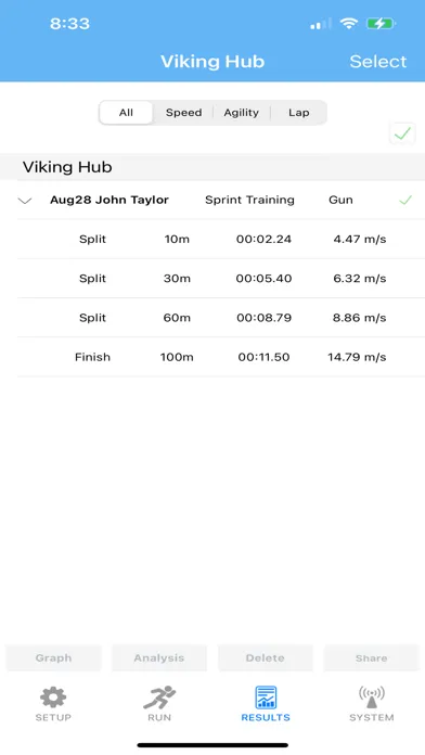 SplitFast Timing スクリーンショット