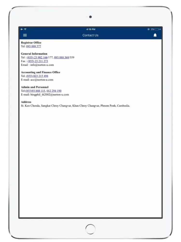 NU News iPad  Screenshots