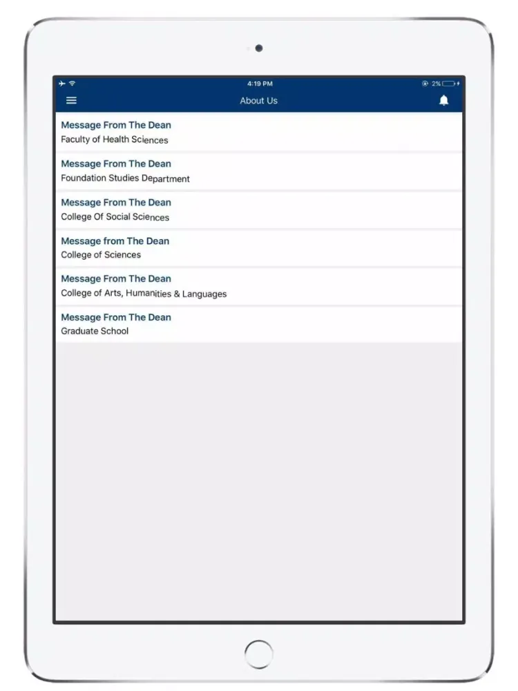 NU News iPad  Screenshots