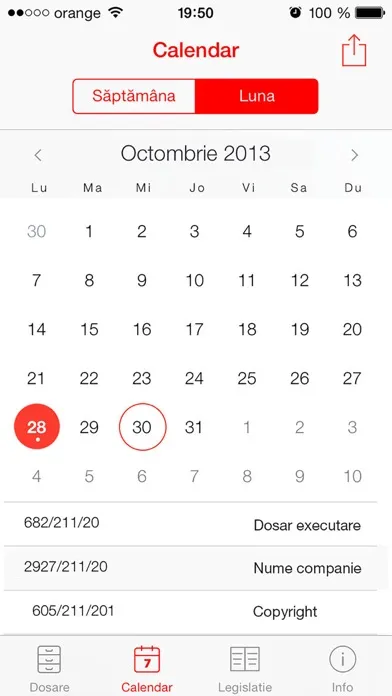 Capturas de pantalla de Agenda Juridica