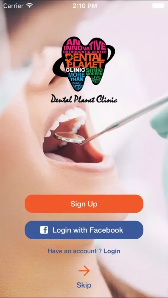 Ảnh chụp màn hình của Dental Planet Clinic