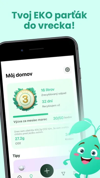 ภาพหน้าจอของ Greenie: Tvoj Eko Sprievodca