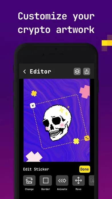 NFT+ Create NFT Artwork Screenshots