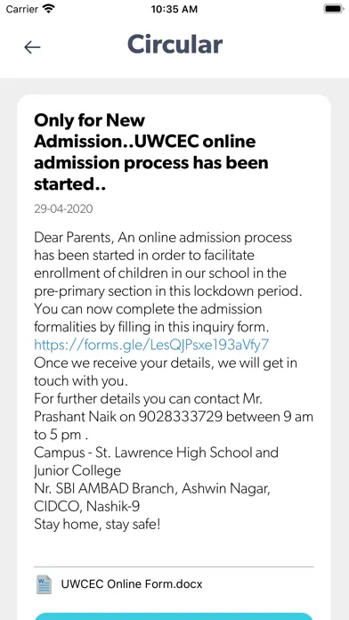 St. Lawrence High School 스크린샷