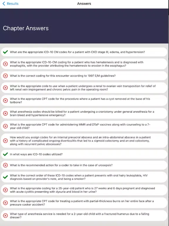 CPC Certification Prep iPad  Screenshots