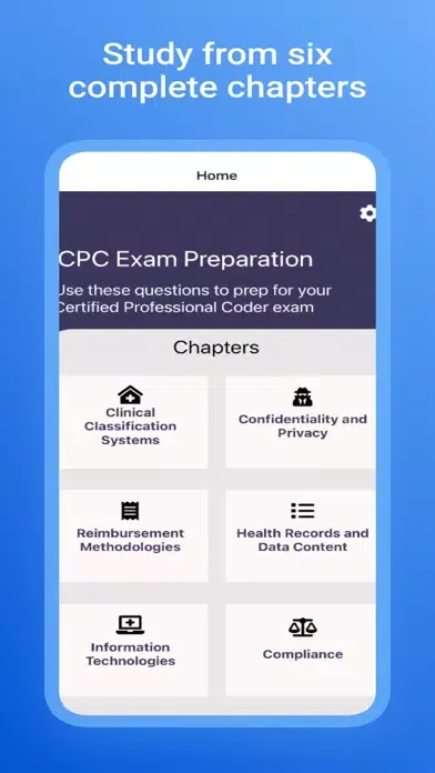 CPC Certification Prep Screenshots