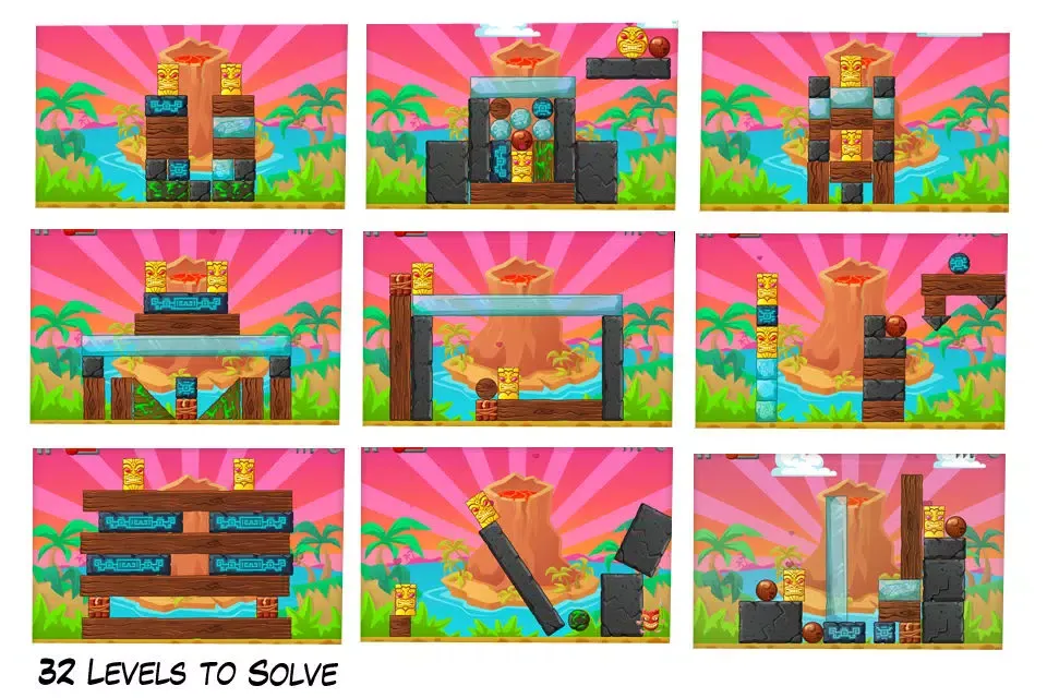 Tiki Totems 2 Valentine स्क्रीनशॉट