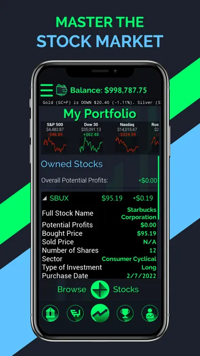 Spondooli: Stock Market Game Screenshots