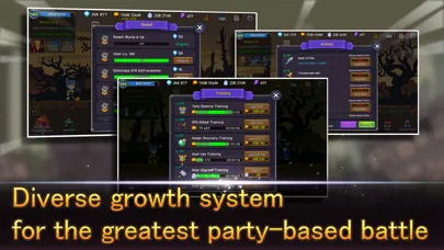 ภาพหน้าจอของ Idle Tank, DPS, and Healer