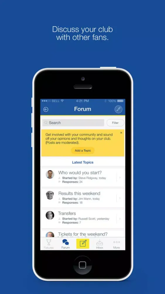 Captures d'écran de Fan App for AFC Wimbledon
