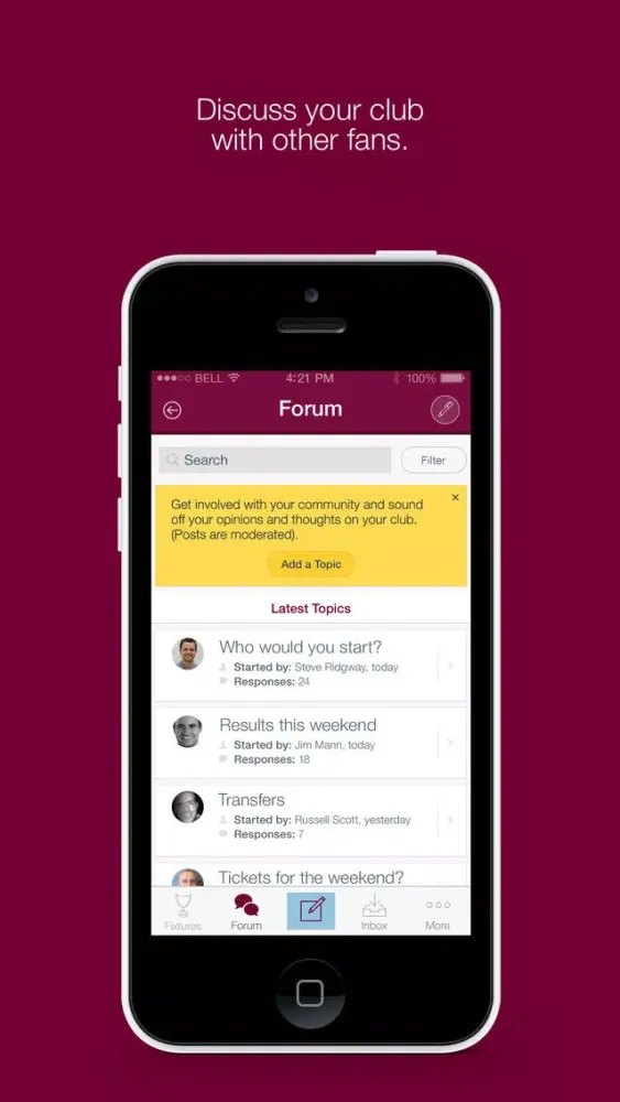 Capturas de pantalla de Fan App for Aston Villa FC