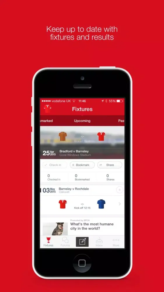 Fan App for Barnsley FC Screenshots