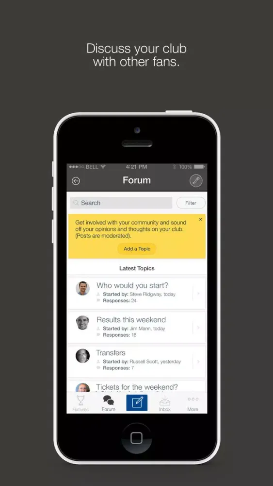 Capturas de pantalla de Fan App for Bath Rugby